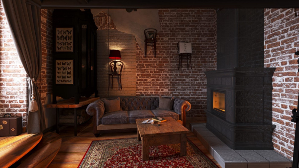 Проект квартиры в стиле Лофт на Буханцева