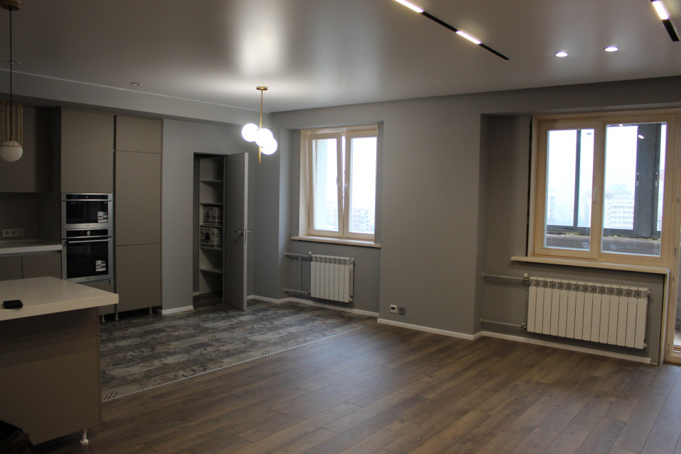 Обложка проекта: Четырехкомнатная в центре под ключ по дизайн-проекту