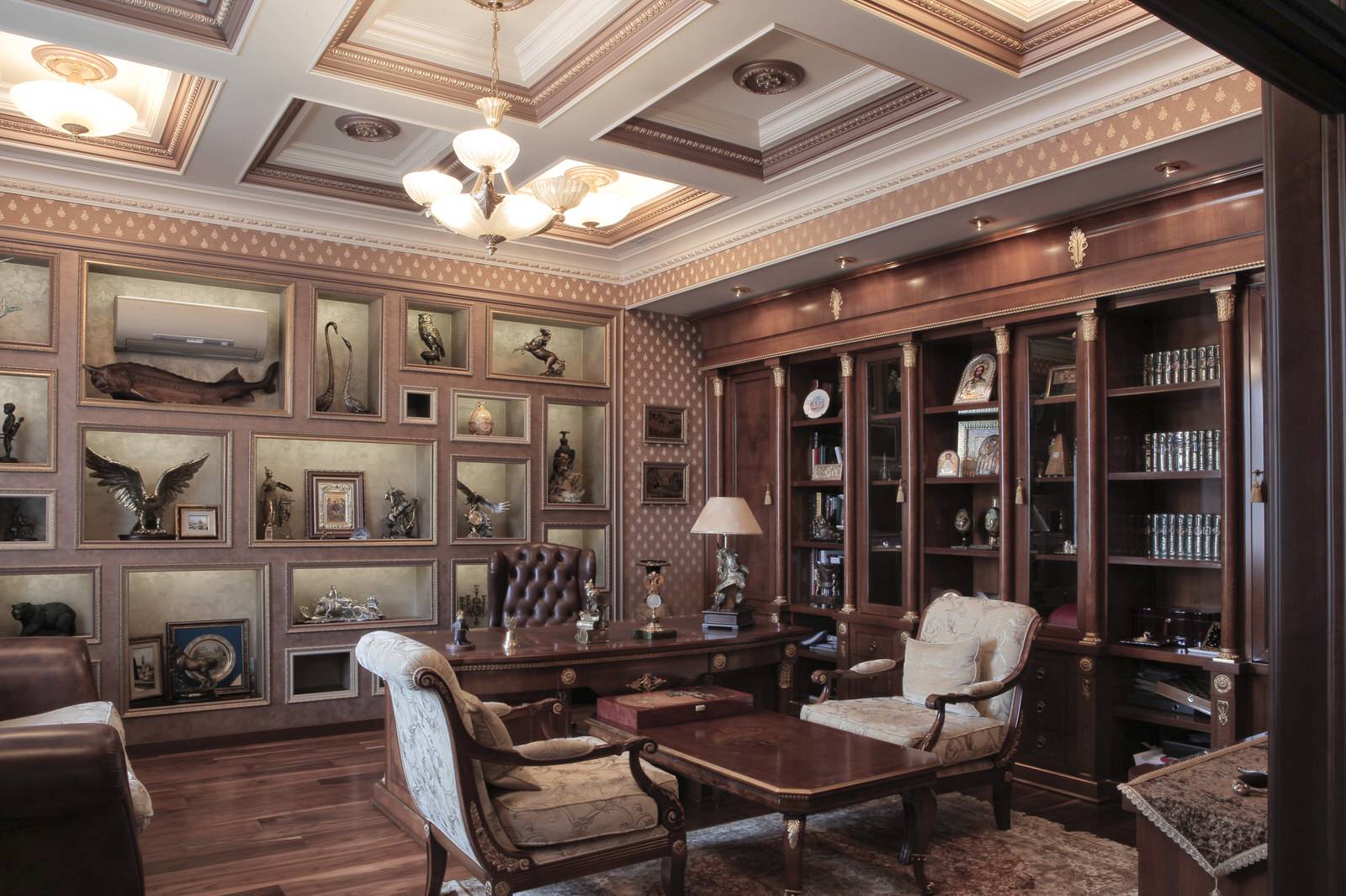 Проект интерьера частного жилого дома, г. Каменск-Шахтинский, 750 кв.м.