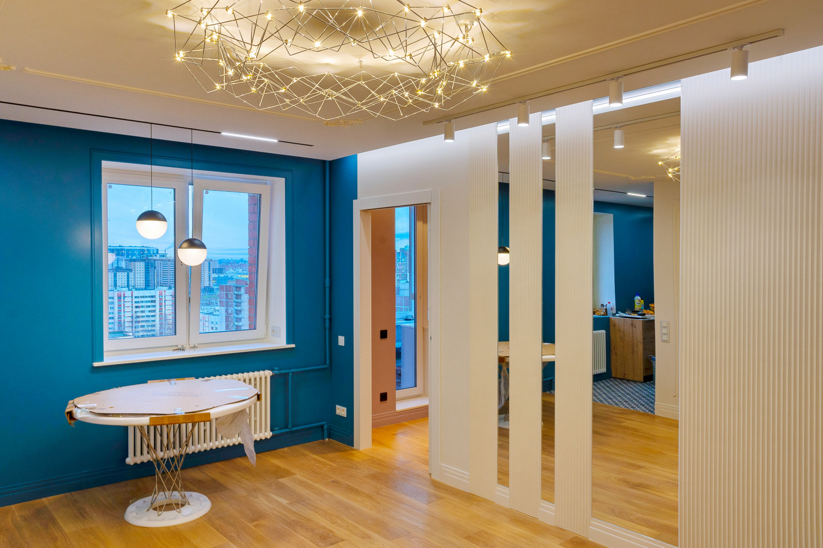 Ремонт трёхкомнатной квартиры 84м² по дизайн-проекту