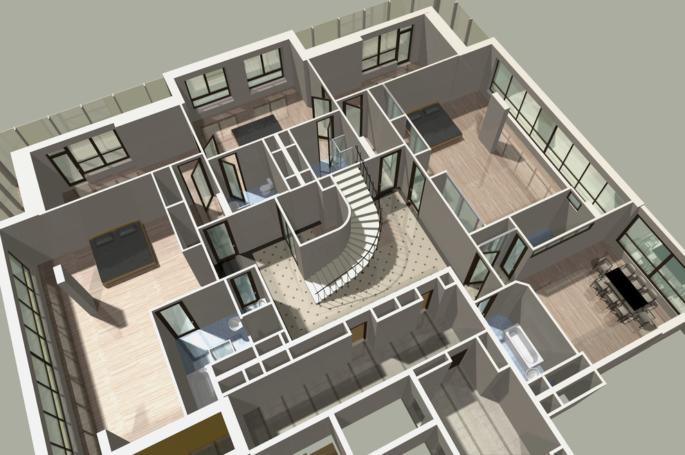 Обложка проекта: Пентхаус с надстройкой этажа. Москва. М.Филевская.