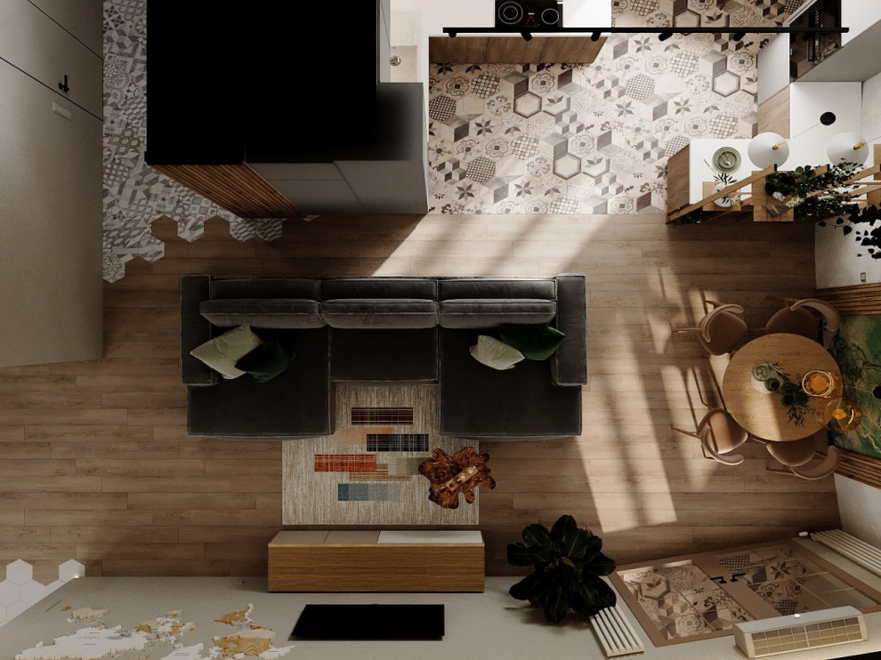 Интерьер квартиры (140 м2) в скандинавском стиле