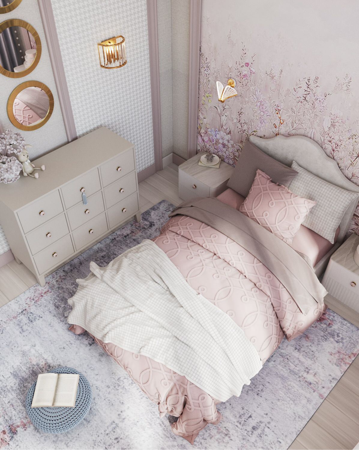 Нежная детская комната