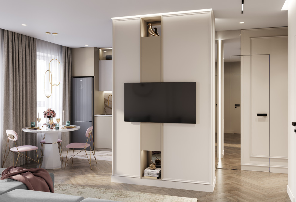 проект "Элегантные ассоциации на 63 м2"