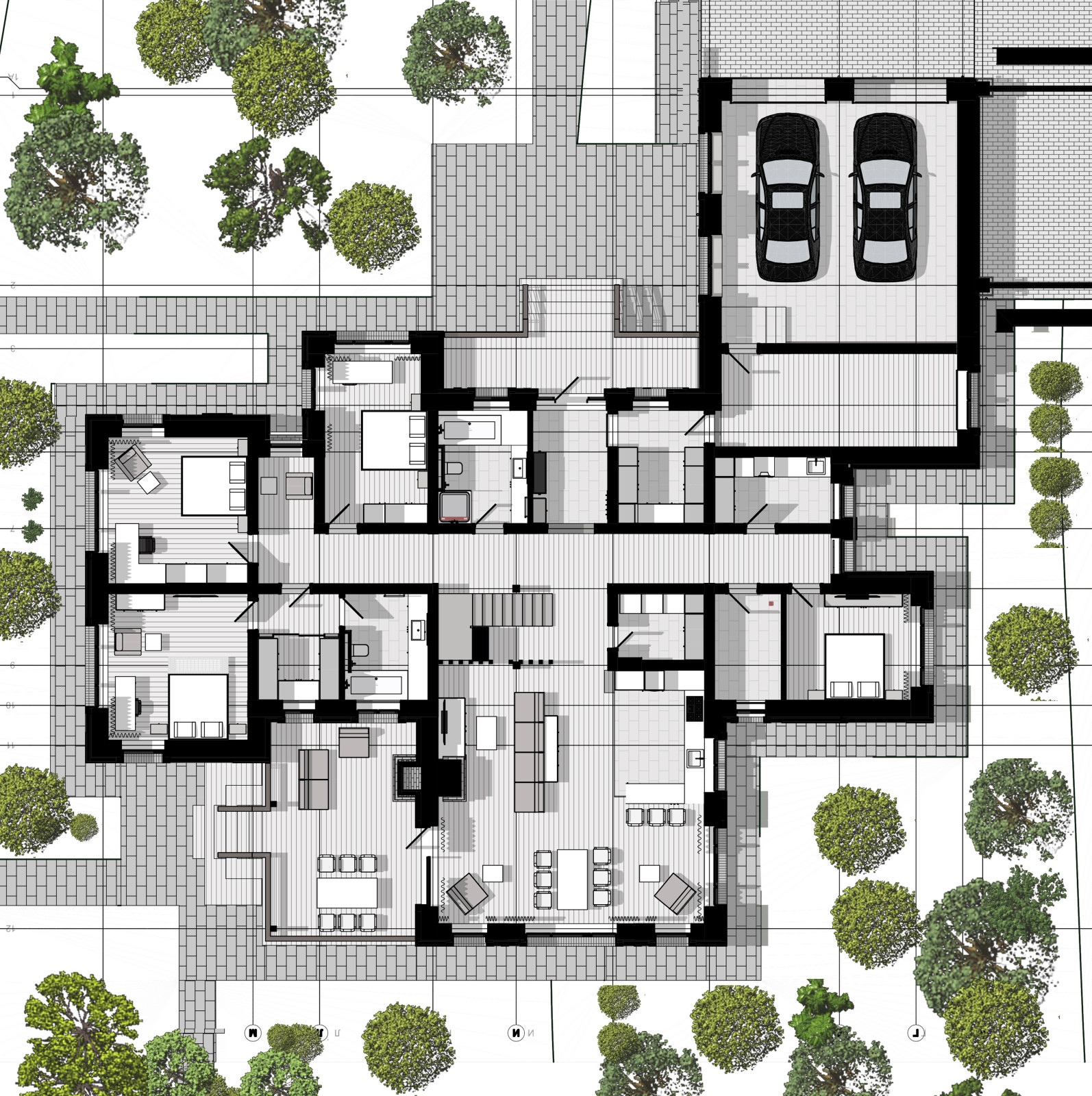 Одноэтажный дом в Курске