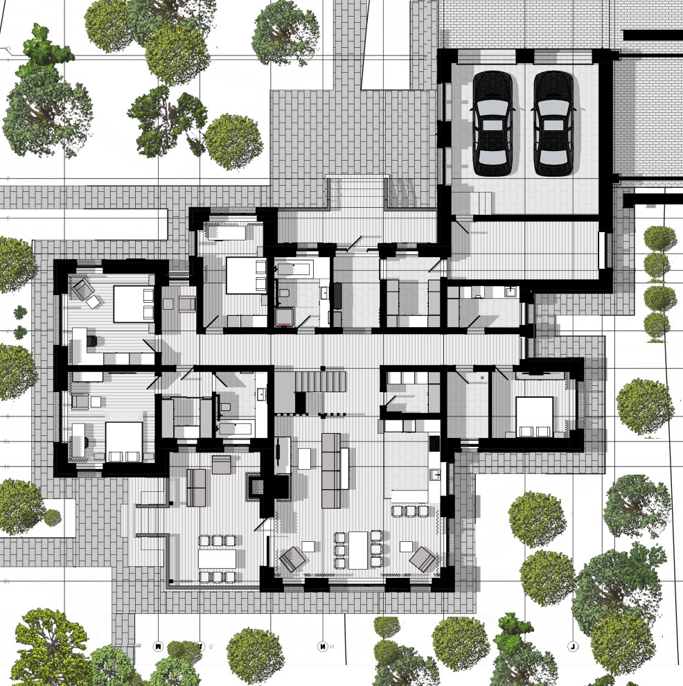 Одноэтажный дом в Курске