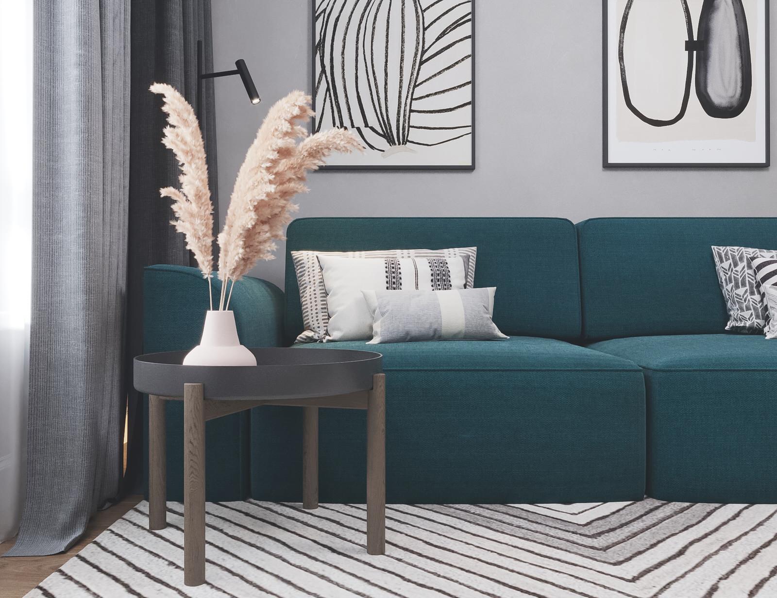 Кухня-гостиная + прихожая в ЖК от Пик