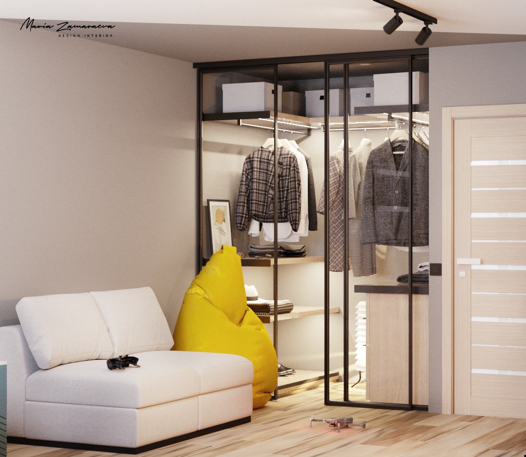 Обложка проекта: Комната для подростка в стиле "МОТО"