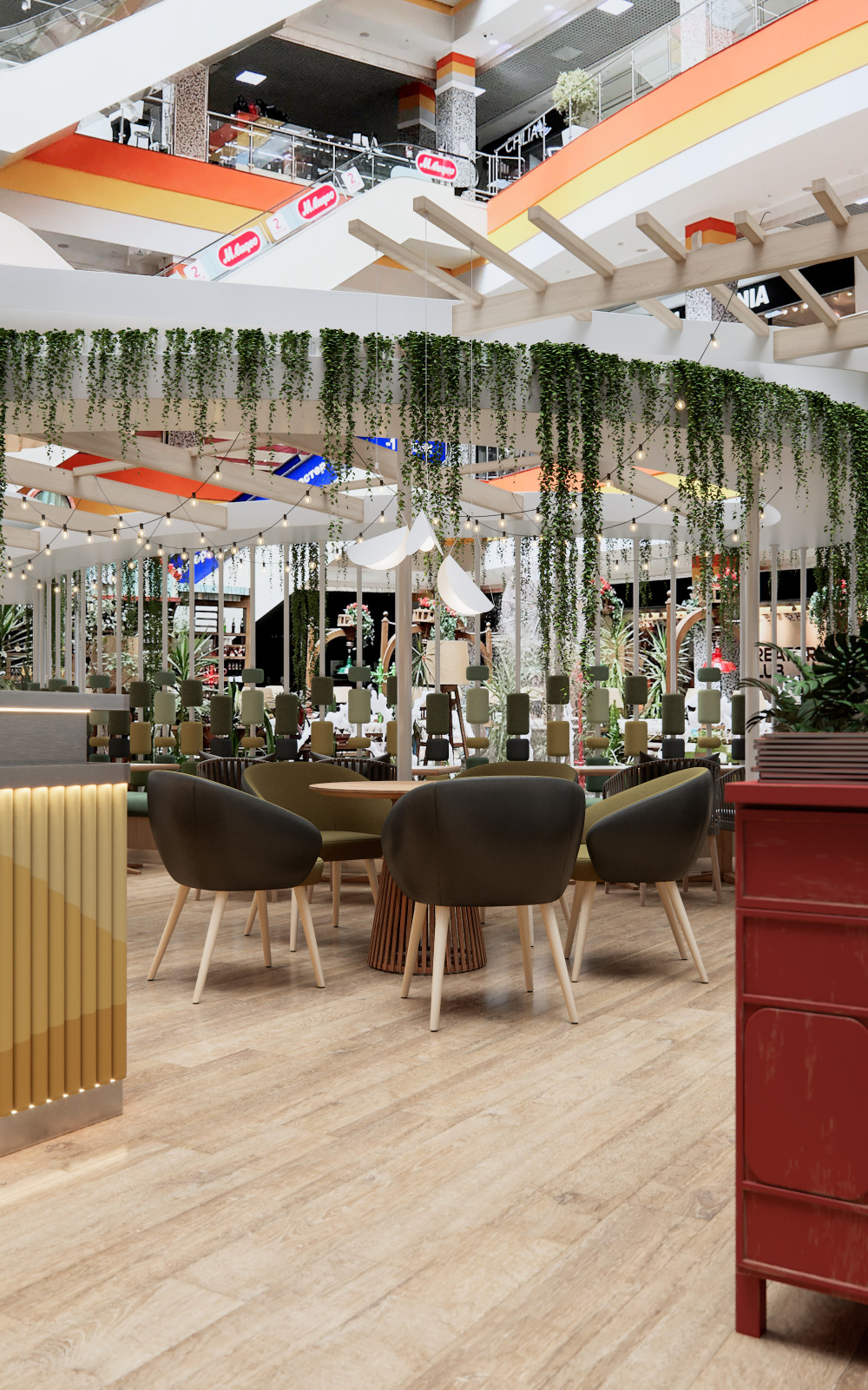 Дизайн интерьера кафе