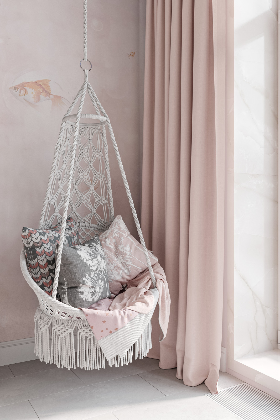 Нежная детская комната для девочки