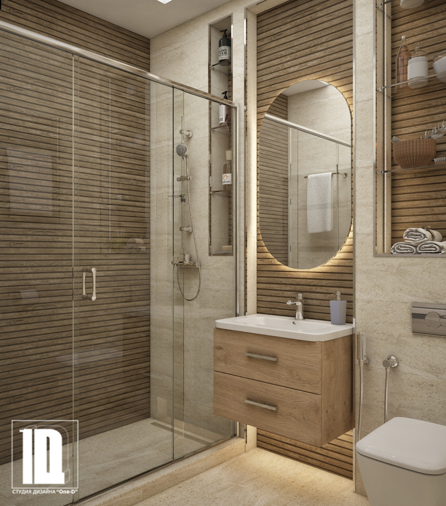 Дизайн-проект "Южное солнце" квартиры в ЖК Посейдон город Сочи 36 м2