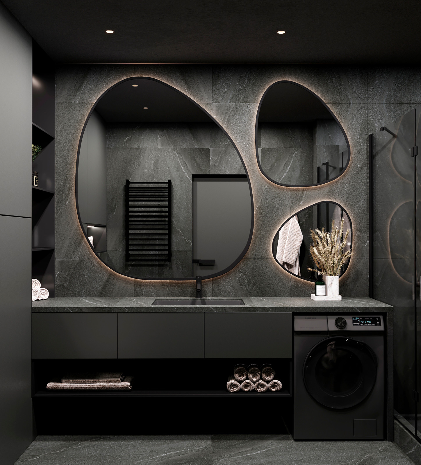 Обложка проекта: Ванная для молодой девушки в ЖК "Лесопарковый"