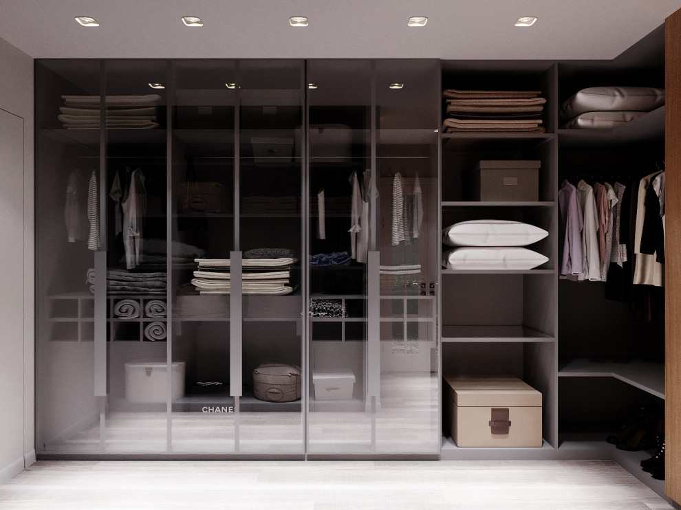 Квартира в минималистическом стиле 80 м^2 «ЖК Лазурные небеса» г.Казань