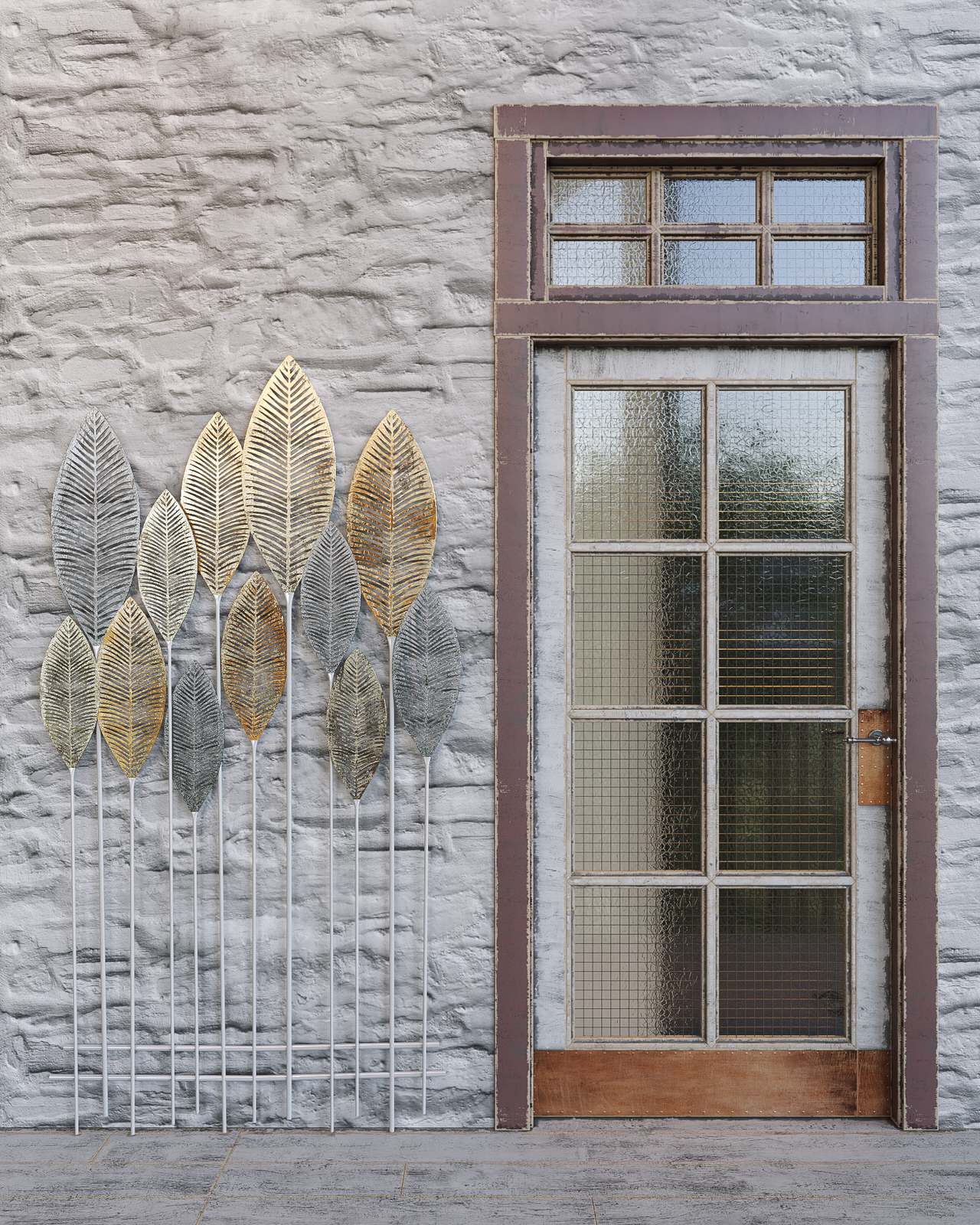 Обложка проекта: Распашная дверь  " Modern window