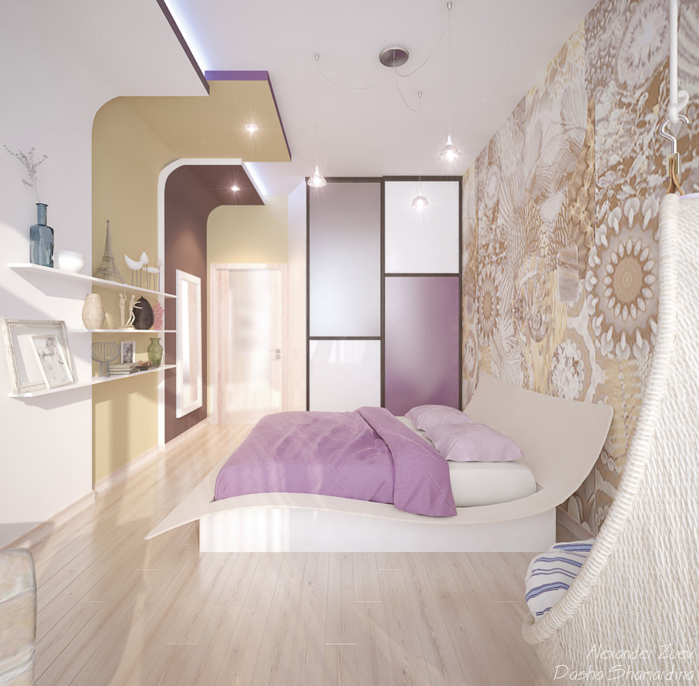 Дизайн комнаты девочки-подростка в ЖК "Новый город"