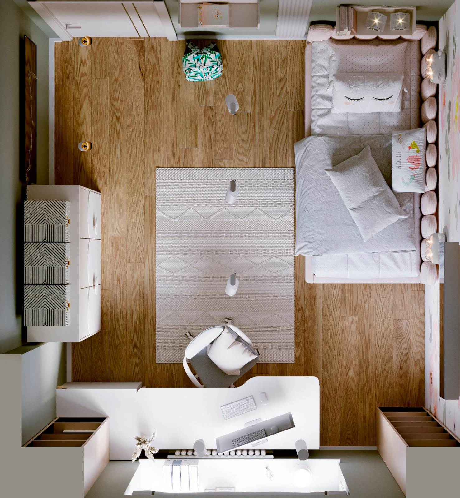 Western residence. Часть #1 Визуализации