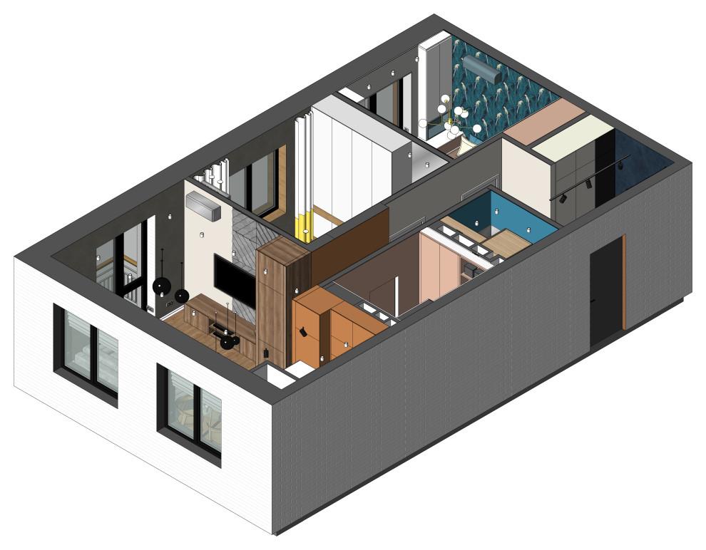 Двухкомнатная евродвушка для семьи с ребенком в ЖК Наследие, г.Астрахань