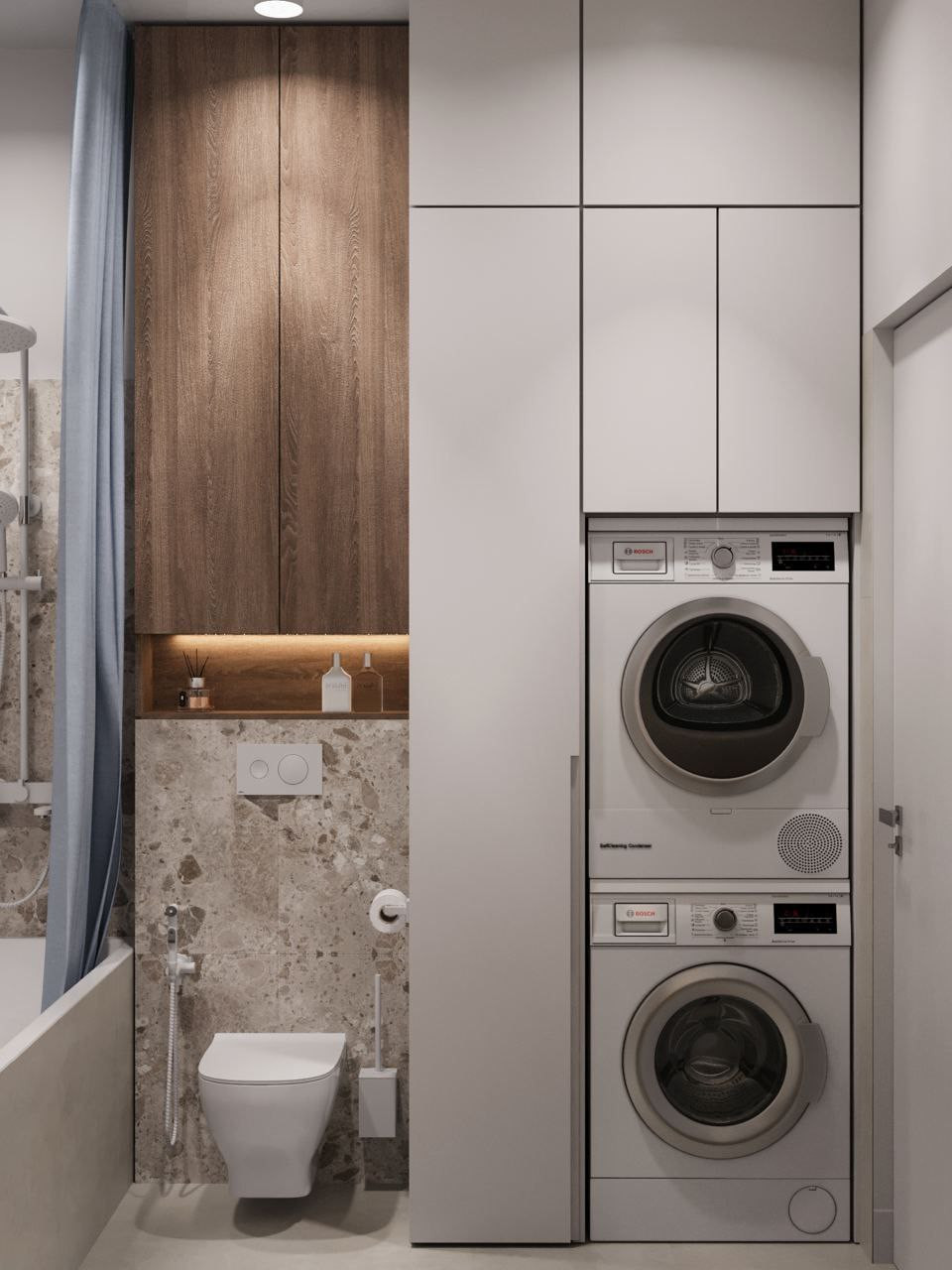 Дизайн-проект квартиры 43,3 м² в стиле минимализм