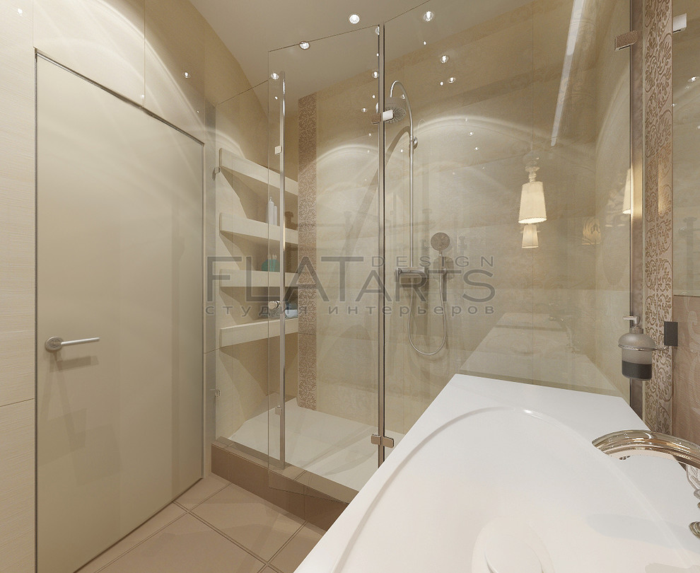 Проект 2х комнатной квартиры в  стиле арт-нуво