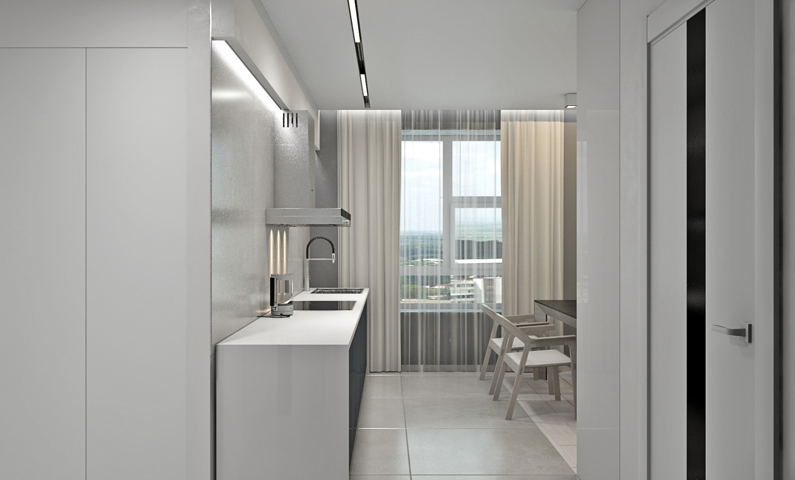 Прект современной гостиной