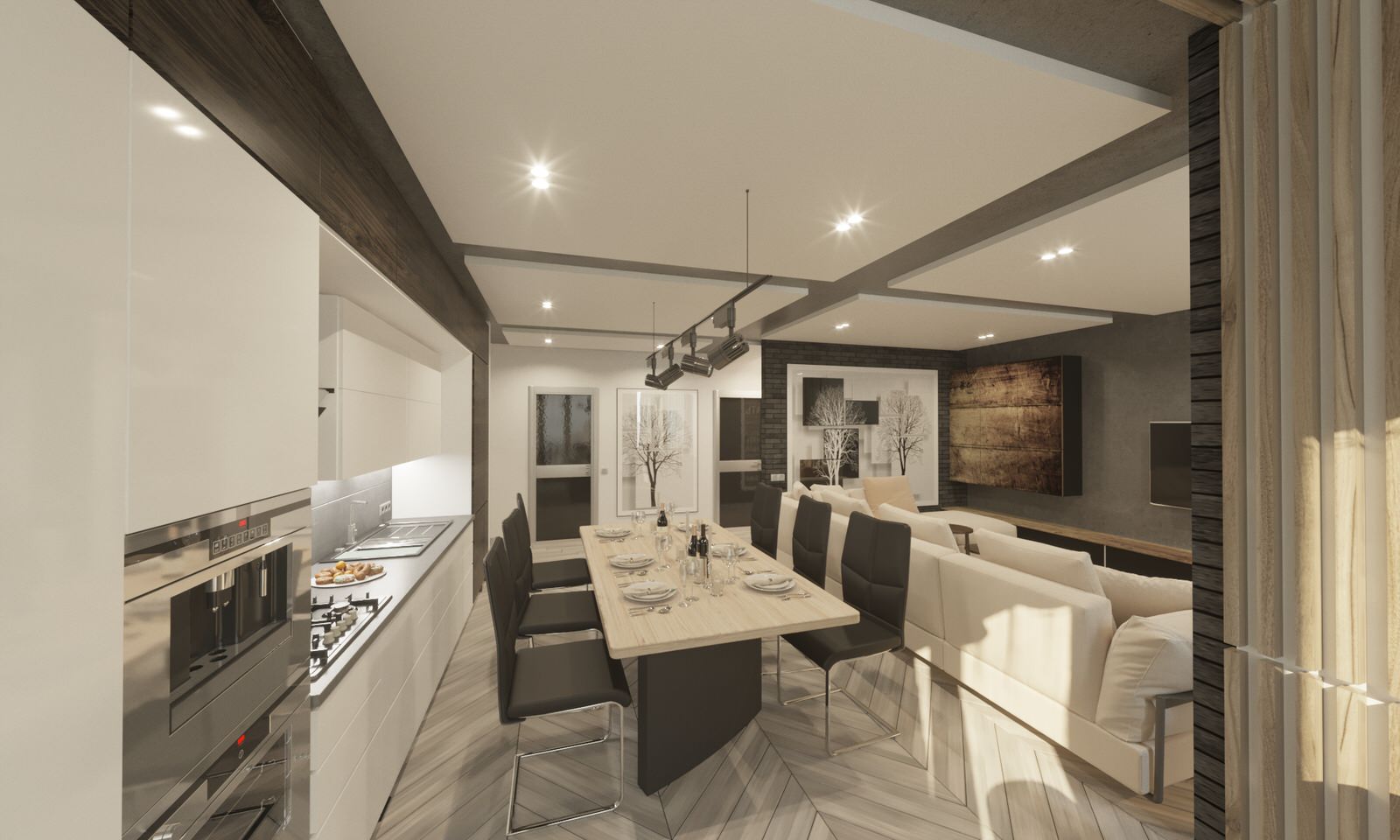 Квартира в нежных тонах