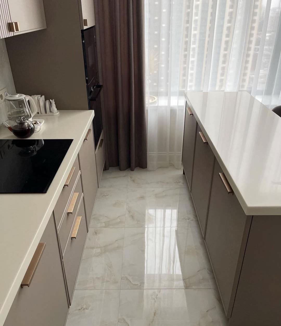 Кухня в гостинной