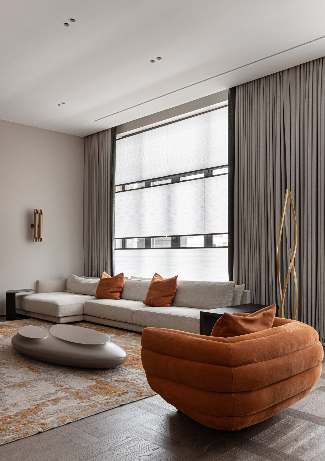 Пентхаус с террасой 310 м2Мы создали резиденцию на целый этаж в клубном особняке