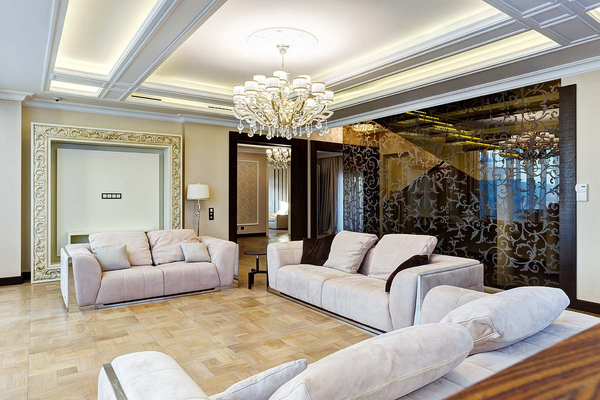 Дом в бежевых тонах