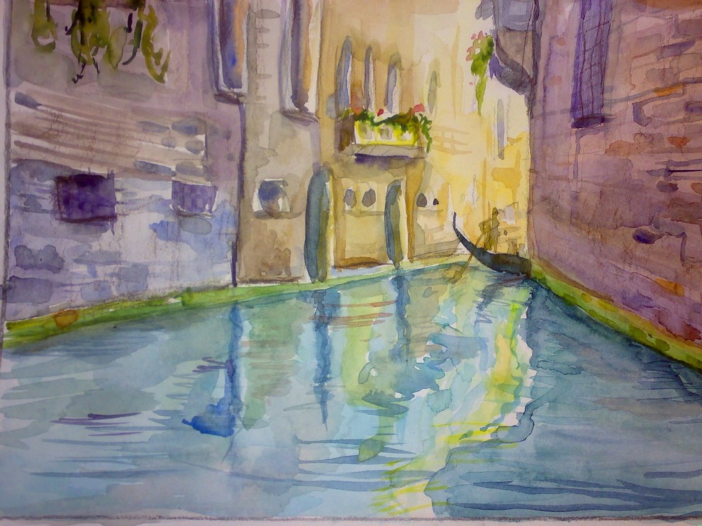 картины акварелью