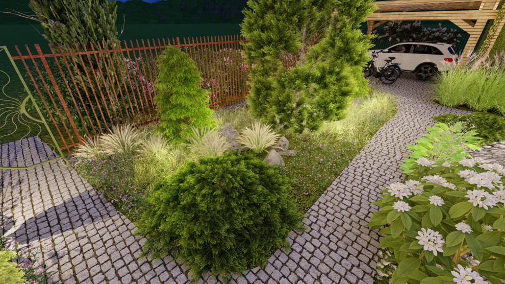 Каменистые устройства на участке 7 соток. "День/Ночь"