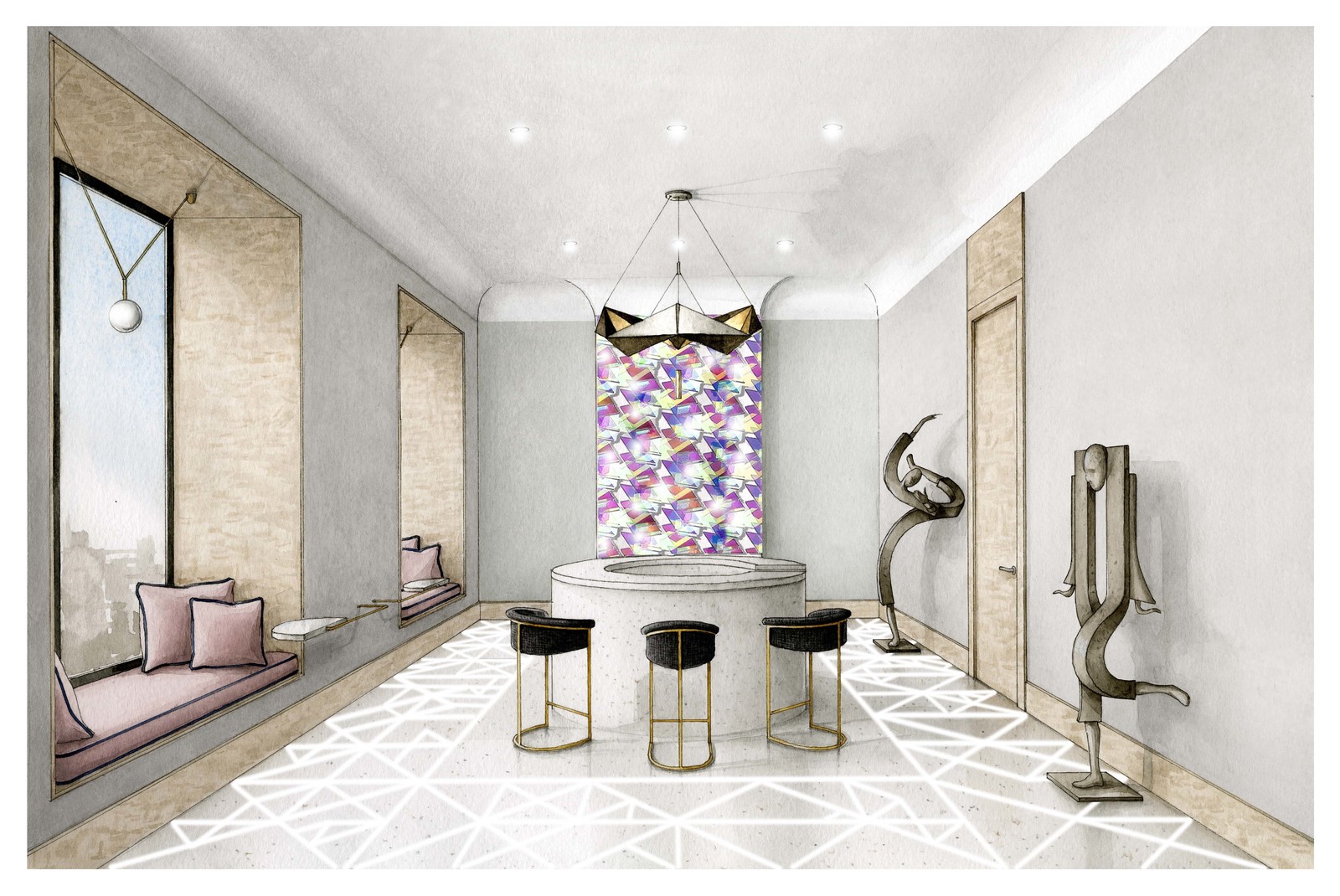 Эскизы к дипломному проекту студентки школы Детали Светланы Юрковой