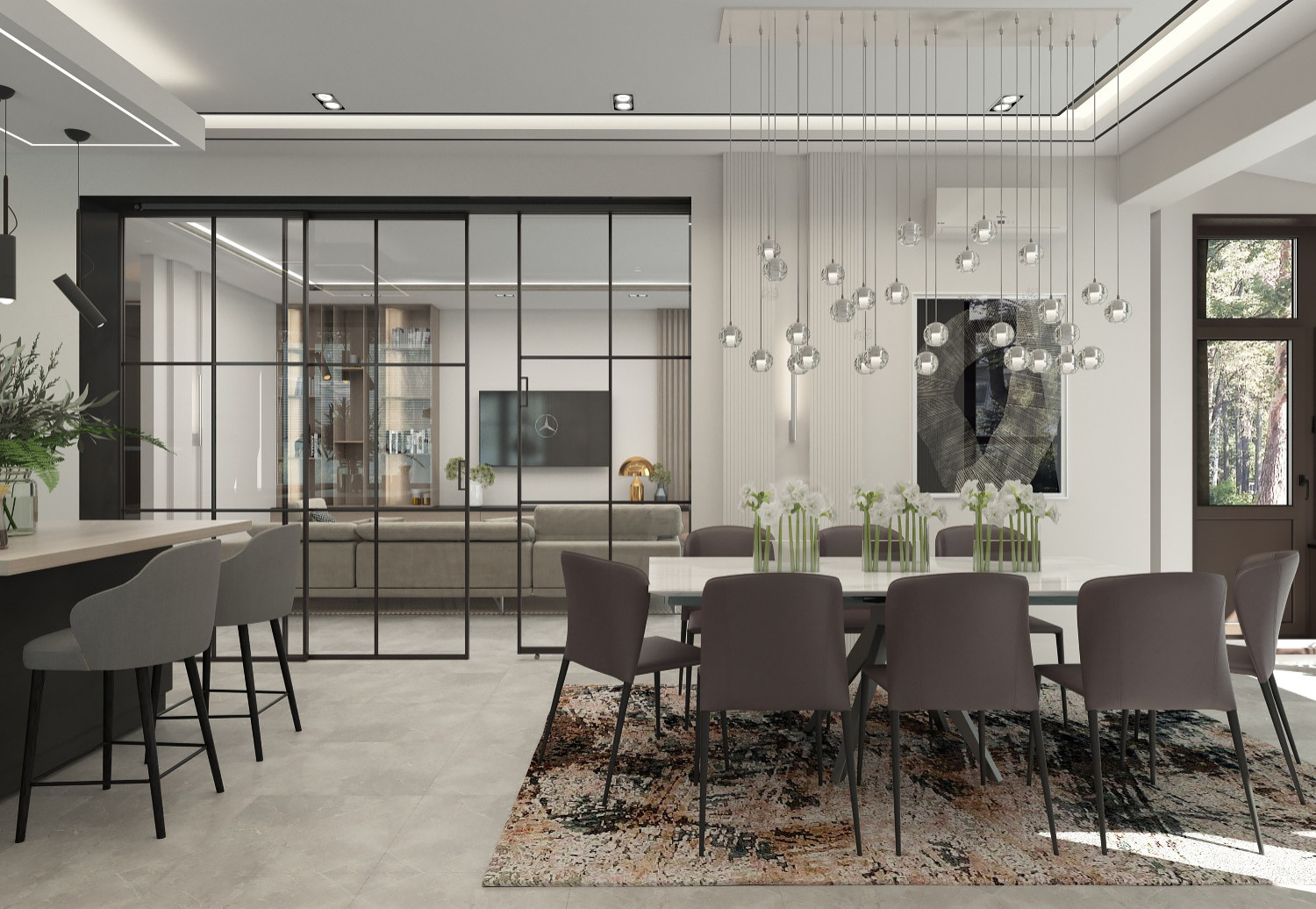 ДИЗАЙН-ПРОЕКТ ИНТЕРЬЕРА ЧАСТНОГО ДОМА, СНТ МАЯКОВСКИЙ, МО, 412 М²