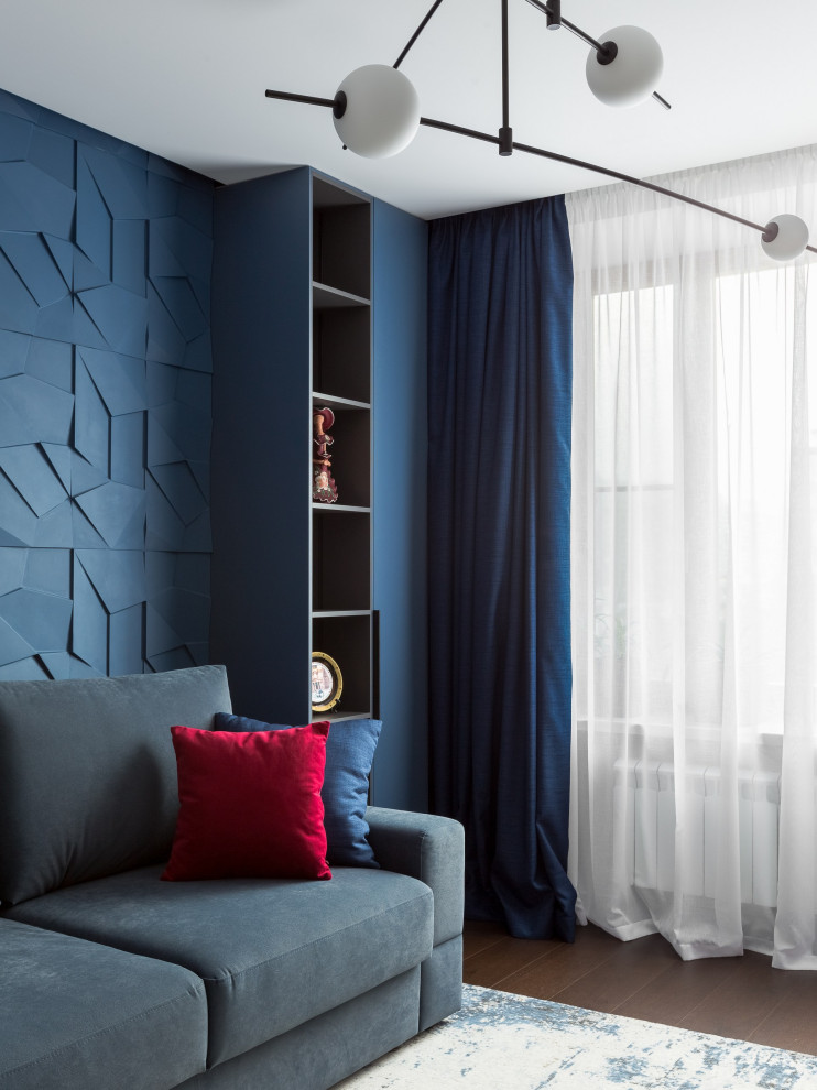 Синий, синий иней... на Ленинском (фото)