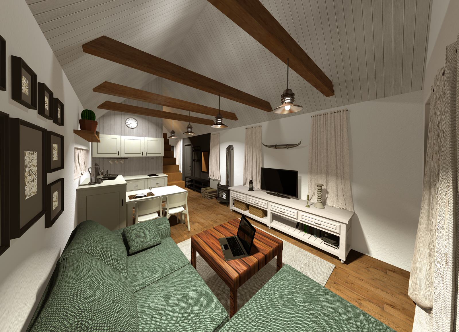 Обложка проекта: Домик на озере - проект и некоторые реализованные детали