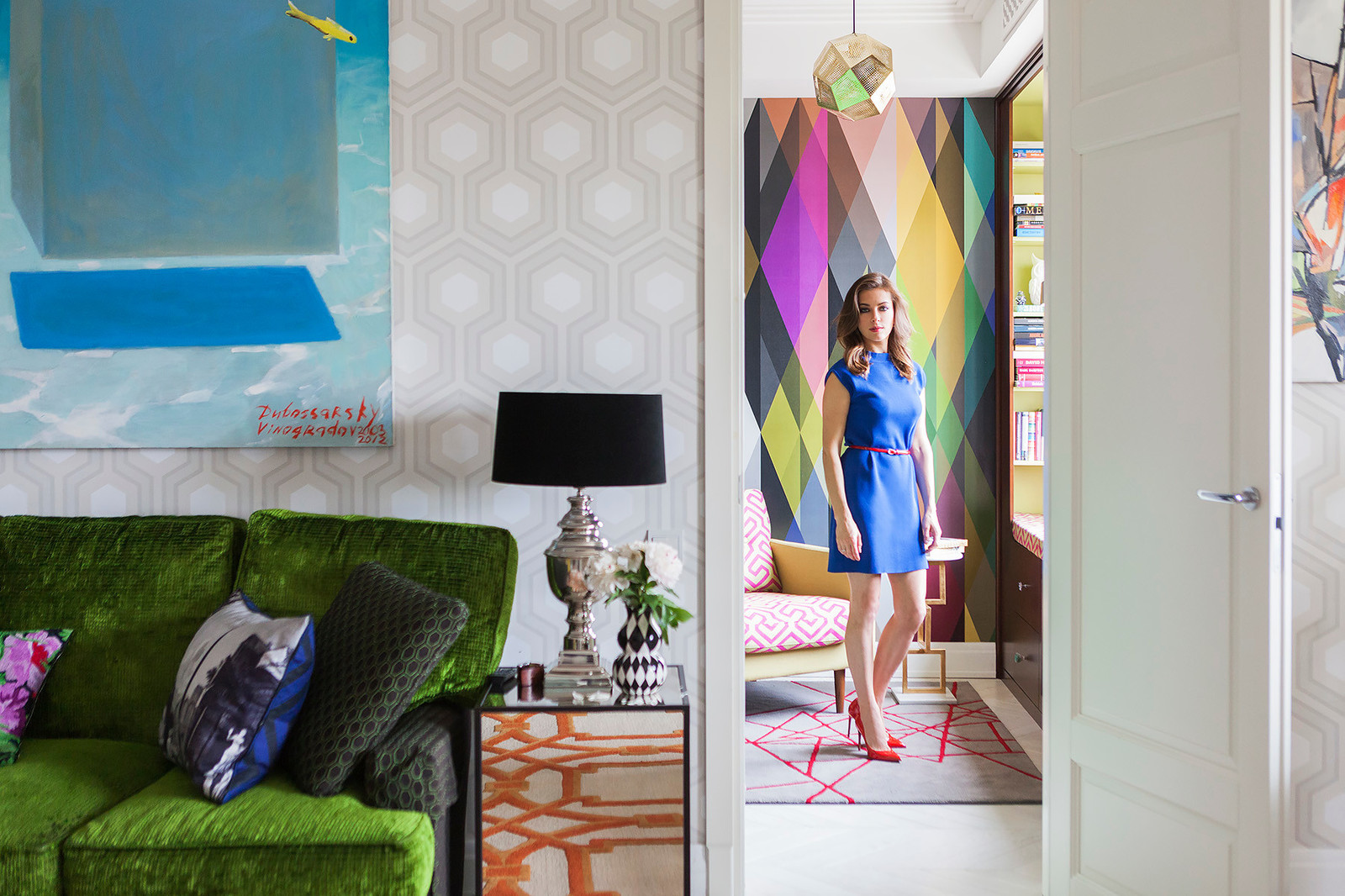 В гостях: Яркая квартира дизайнера Марины Жуковой