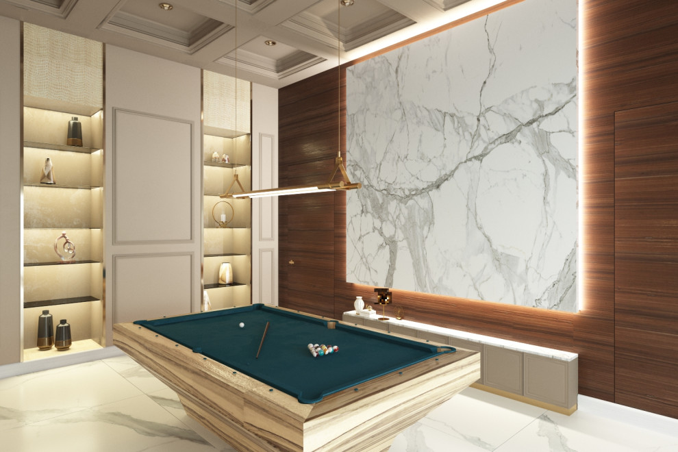 Villa sul mare con la vista Vesuvio