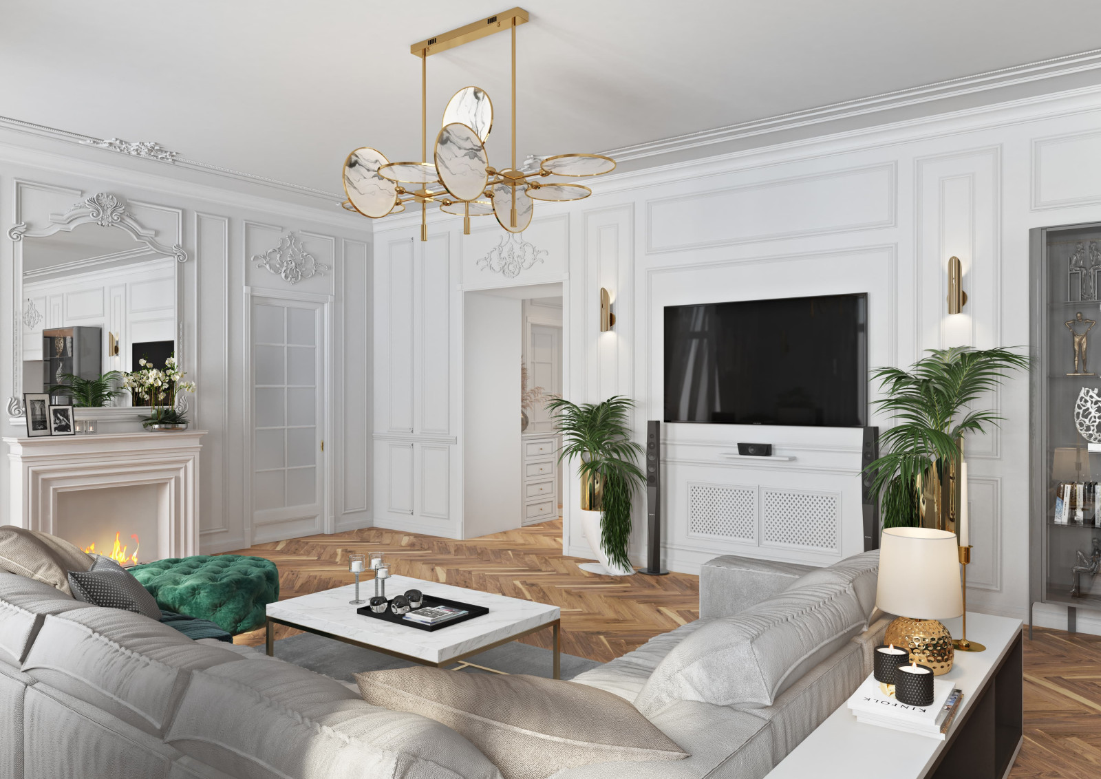 Дизайн и ремонт квартиры на Никитском бульваре — Воздушный замок