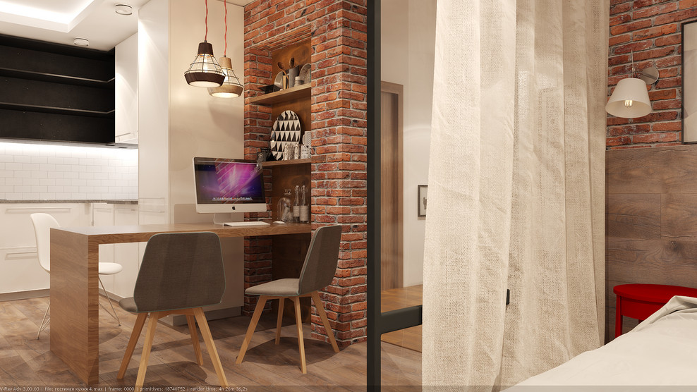 квартира студия для молодого человека