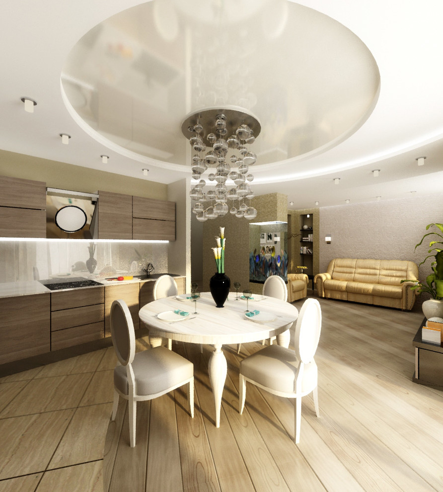 гостиная столовая