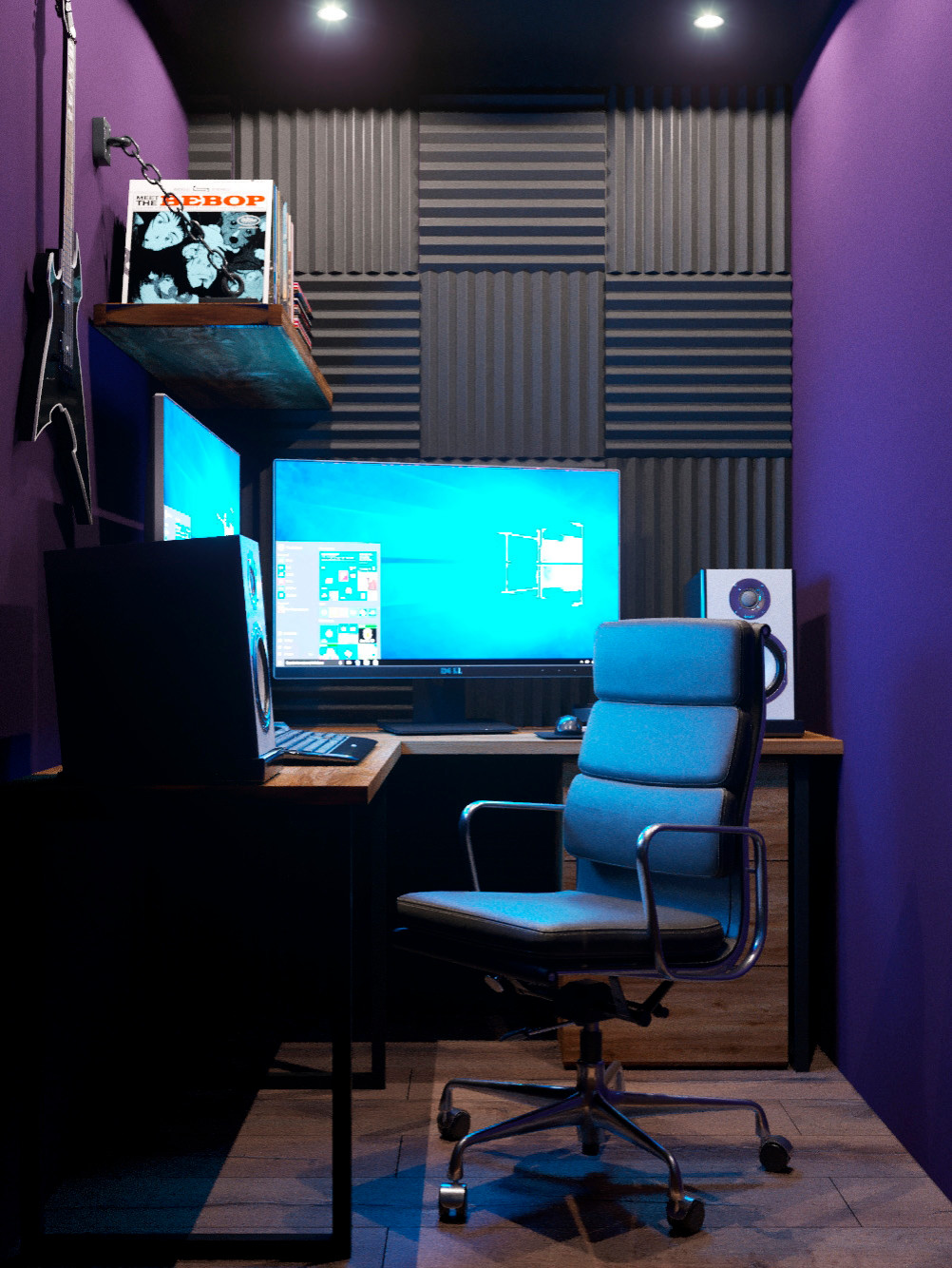 Обложка проекта: 1к-квартира для музыканта. ЖК Панорама