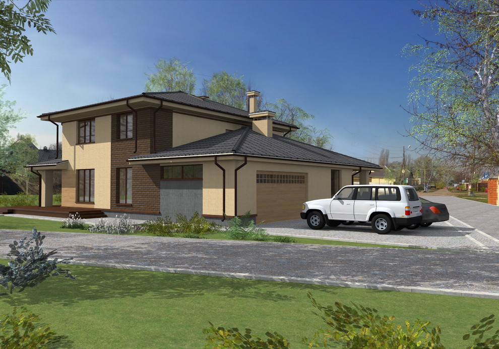 Обложка проекта: Жилой дом. Воронежская обл. Площадь 300м²