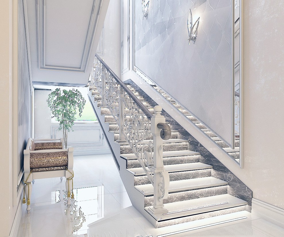 Холл в частном домовладении (г.Москва)