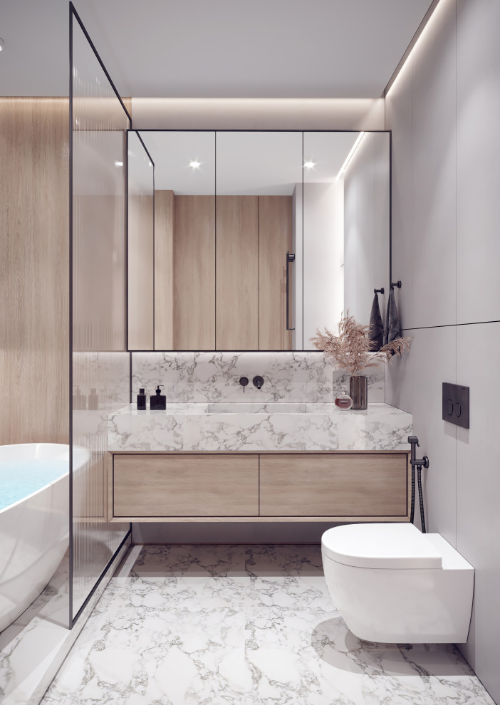 Санузел в студии г. Санкт-Петербург