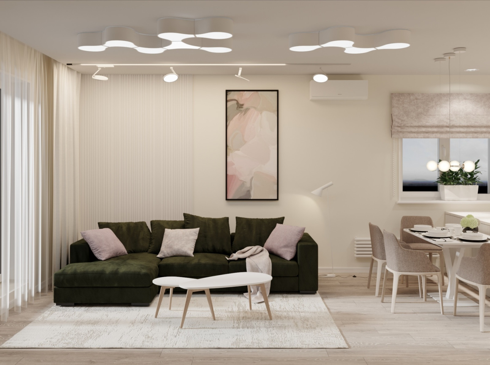 Дизайн проект коттеджа в Михайловке "Майский сон"