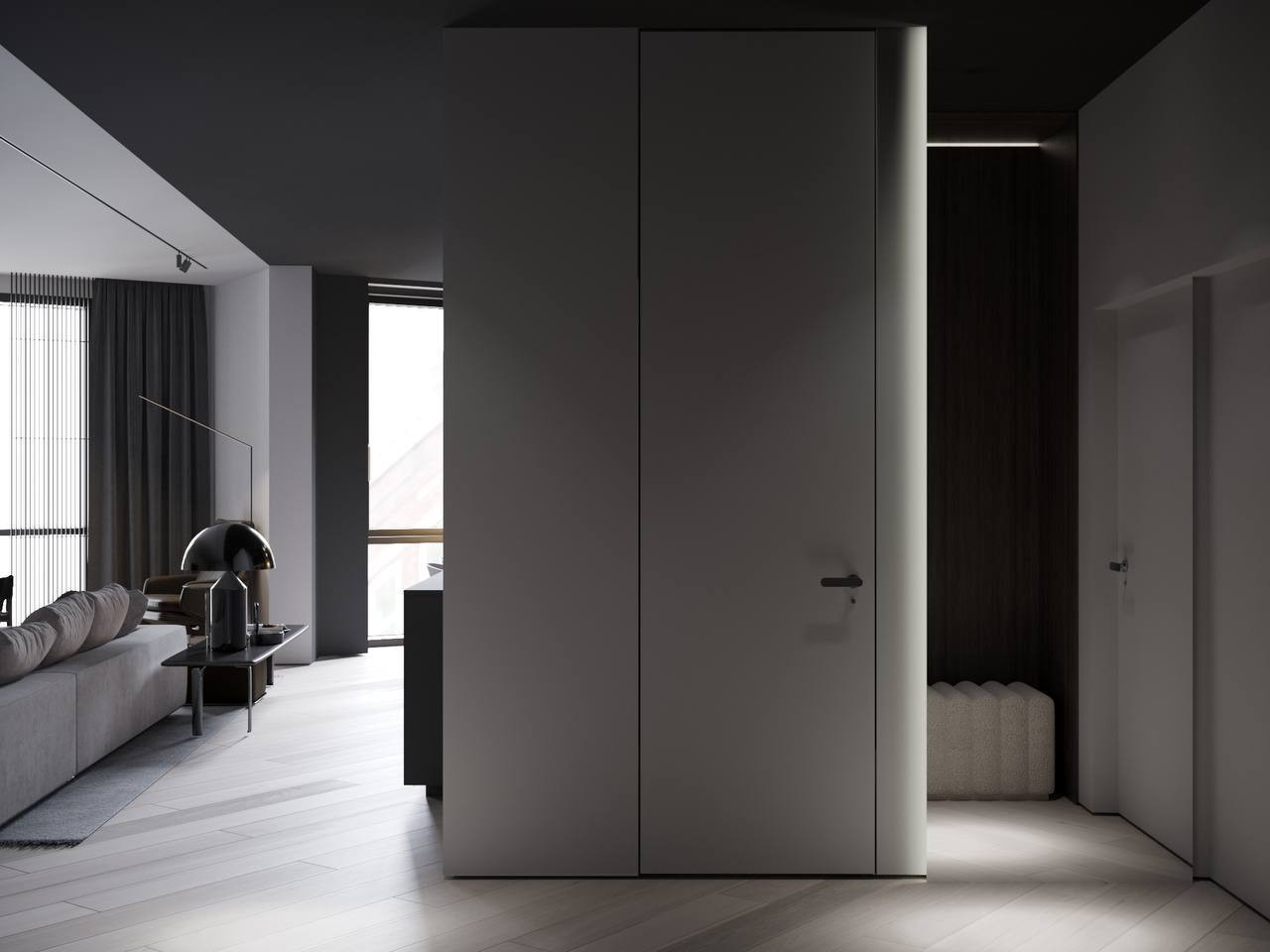 Прихожая в жк "Сколково парк"