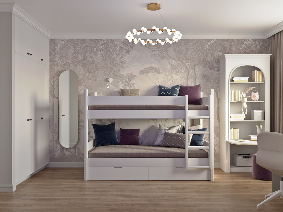 Светлая квартира в стиле неоклассика