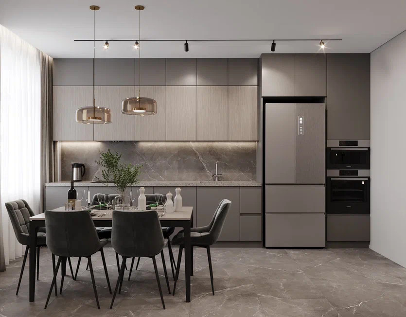 Дизайн проект 4-х комнатной квартиры 145 м2 для семейной пары с детьми