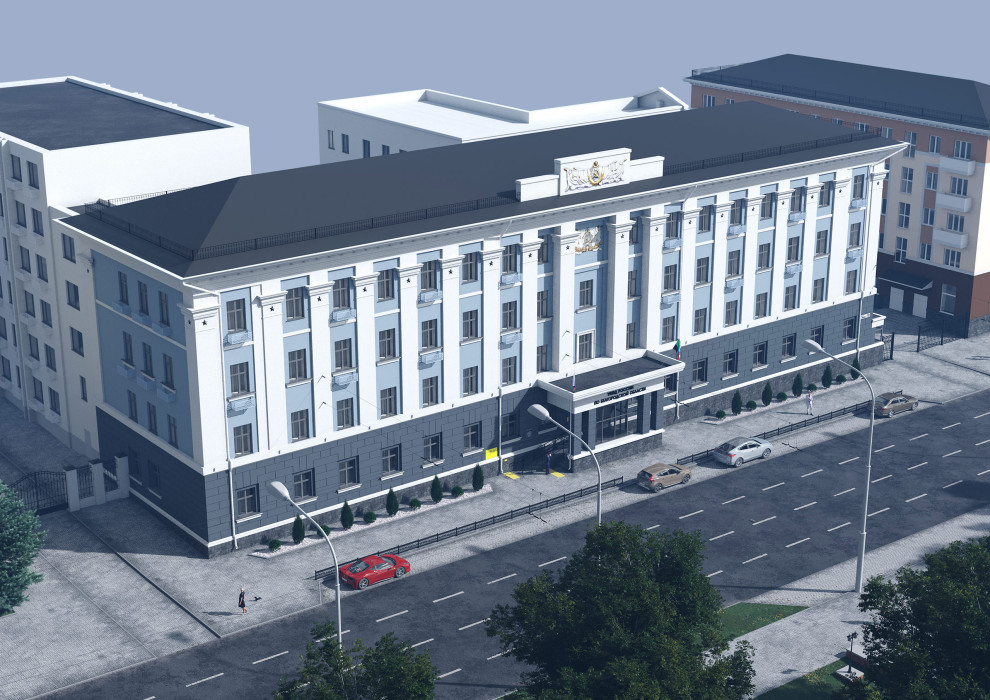 Проект капитального ремонта фасадов здания УМВД России по Белгородской области