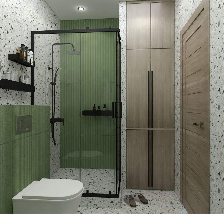 Обложка проекта: Оливковая квартира для студента