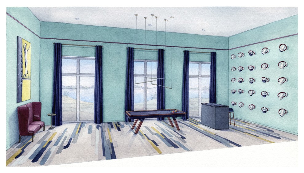 Проект загородного дома в духе 30-50-х годов